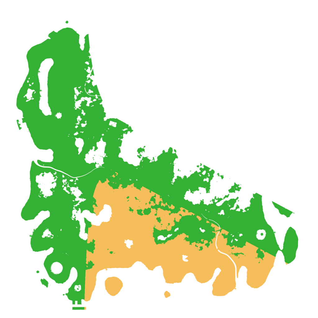 Biome Rust Map: Procedural Map, Size: 4700, Seed: 108301541