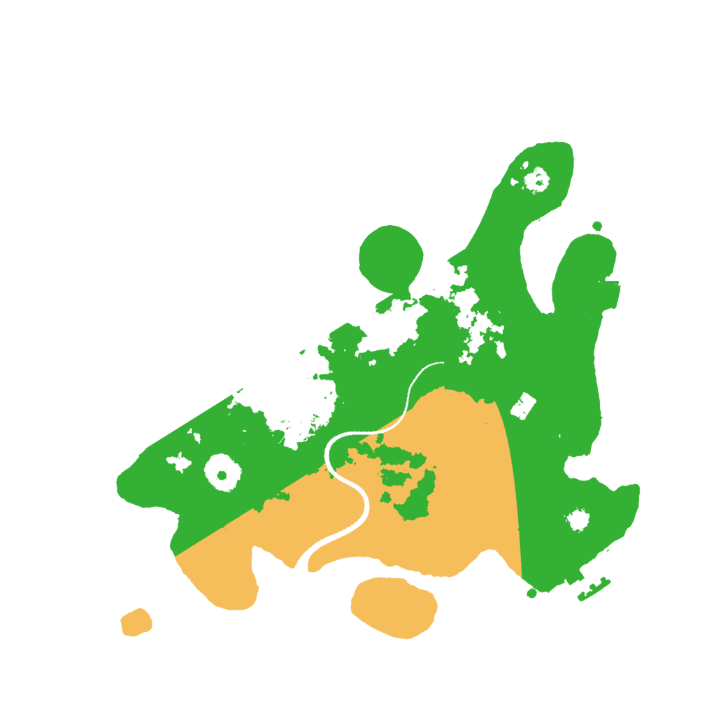 Biome Rust Map: Procedural Map, Size: 3000, Seed: 151677988