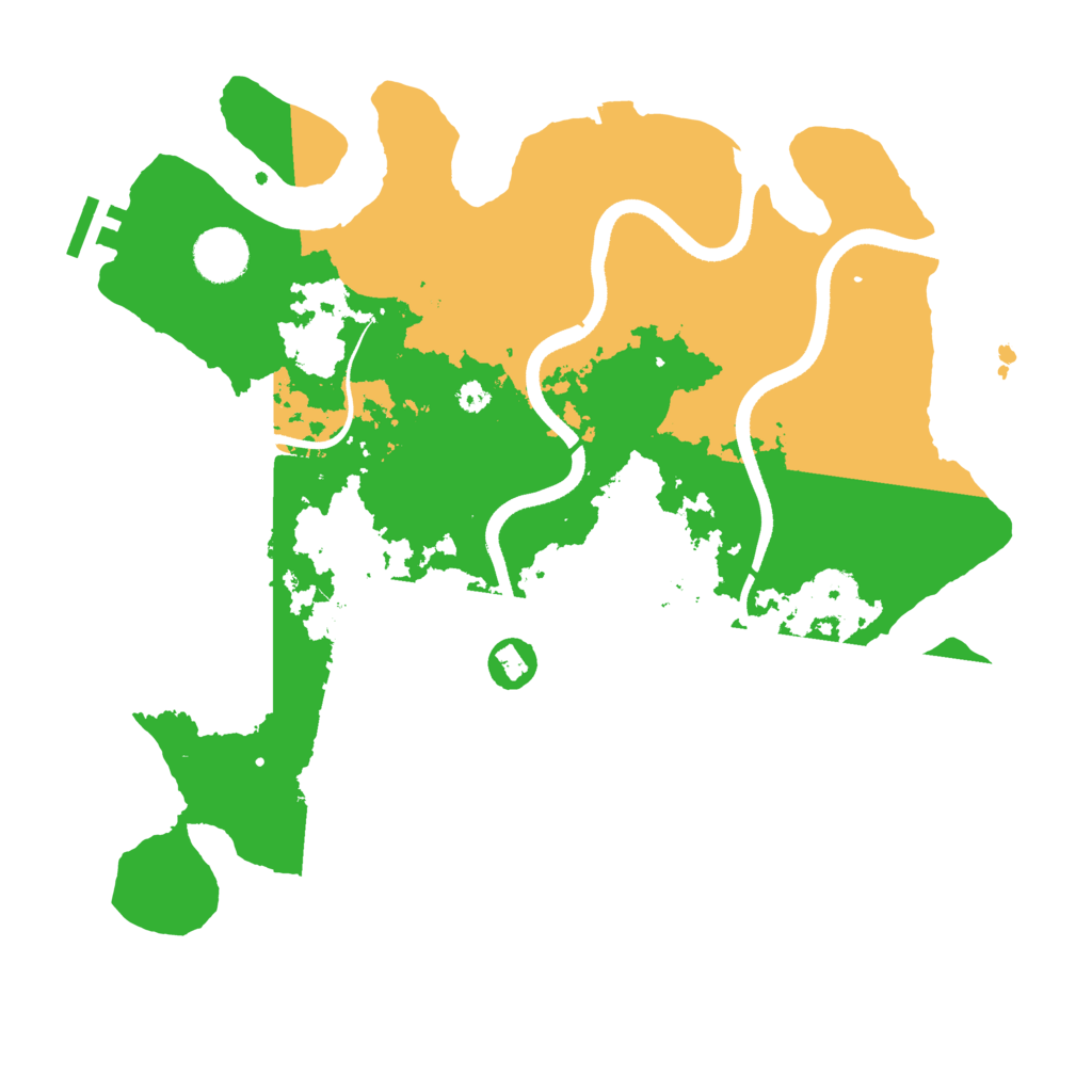 Biome Rust Map: Procedural Map, Size: 3550, Seed: 17762079