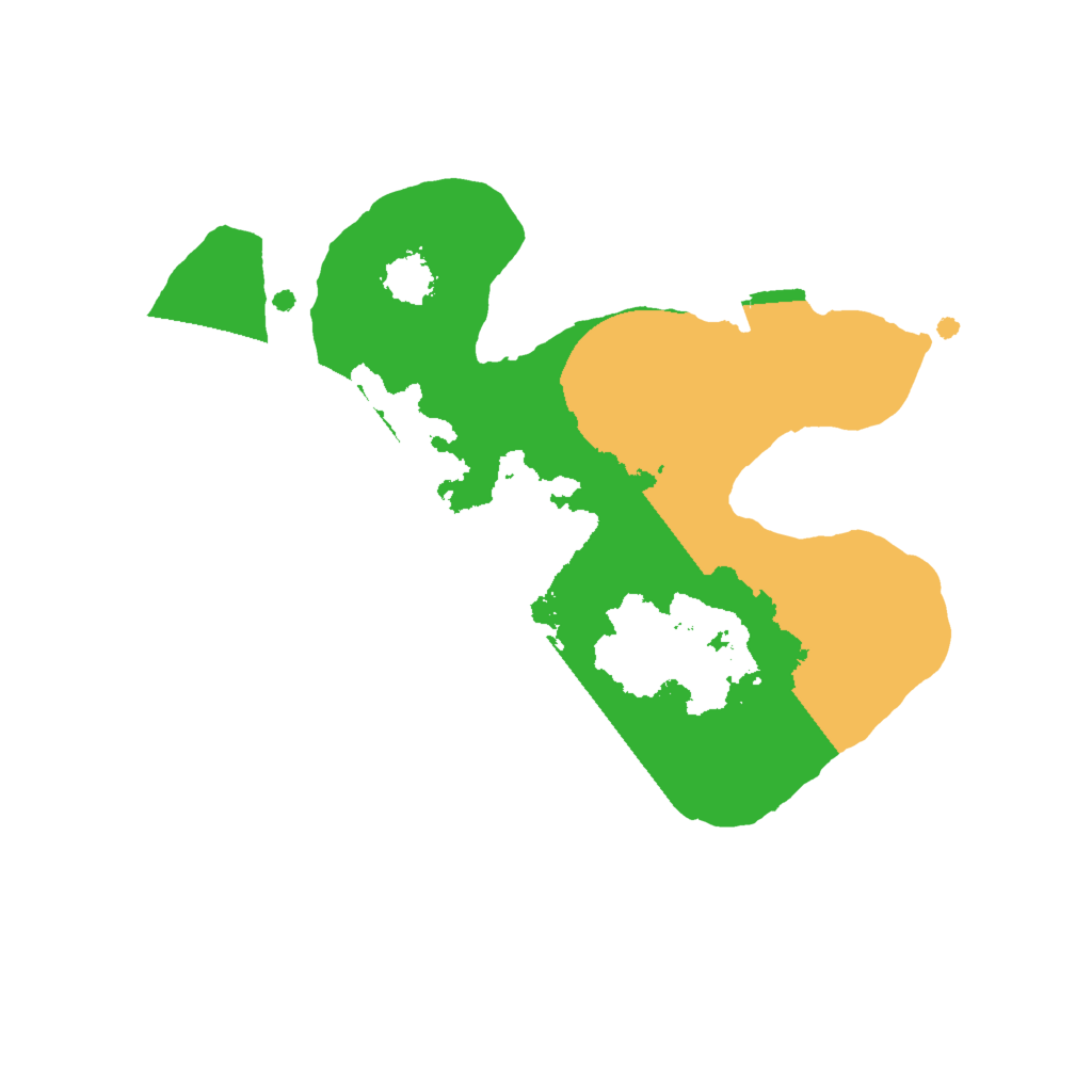 Biome Rust Map: Procedural Map, Size: 2000, Seed: 123456666