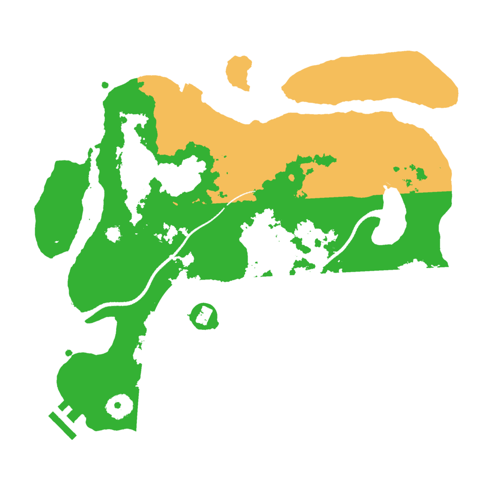 Biome Rust Map: Procedural Map, Size: 3000, Seed: 7738