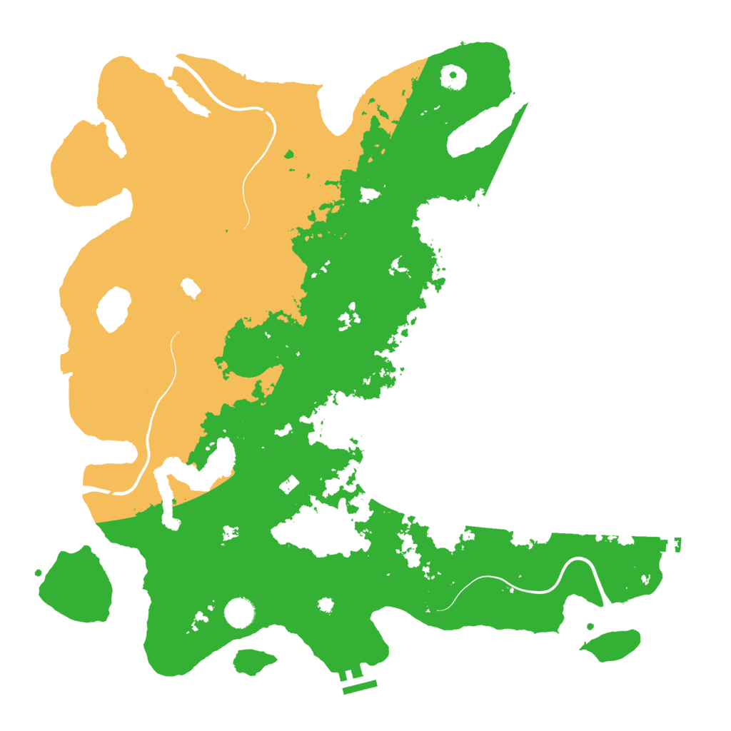 Biome Rust Map: Procedural Map, Size: 4250, Seed: 118809401