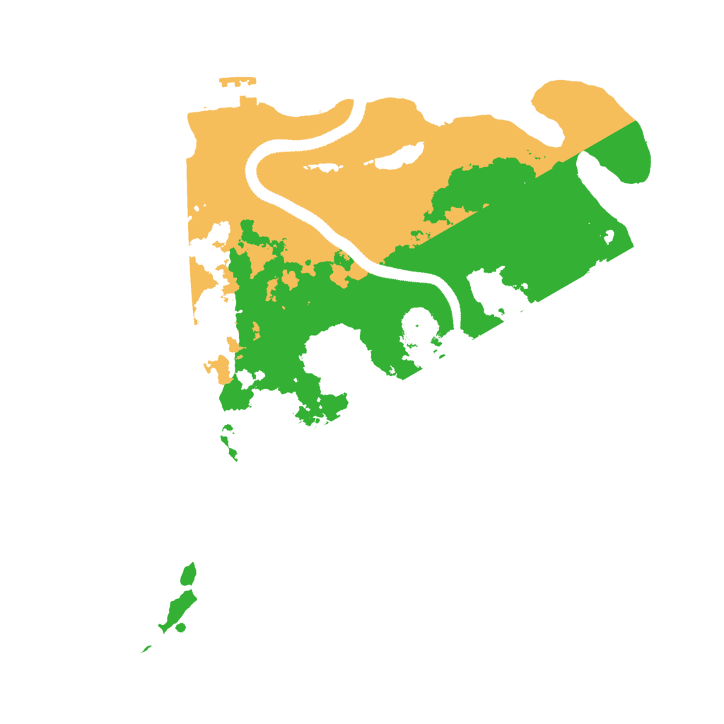 Biome Rust Map: Procedural Map, Size: 3000, Seed: 989829314