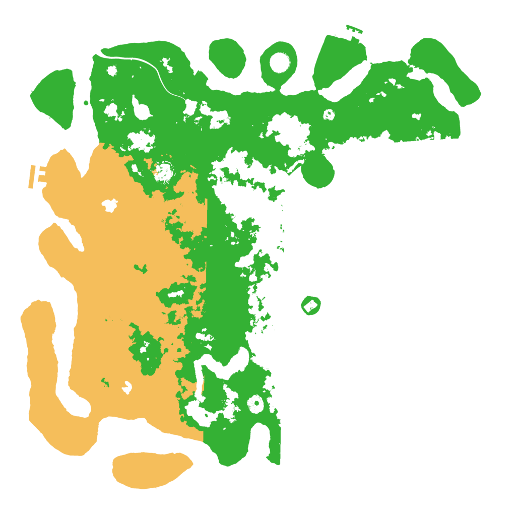 Biome Rust Map: Procedural Map, Size: 4500, Seed: 233475184