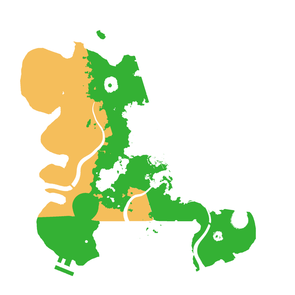 Biome Rust Map: Procedural Map, Size: 3000, Seed: 242058276