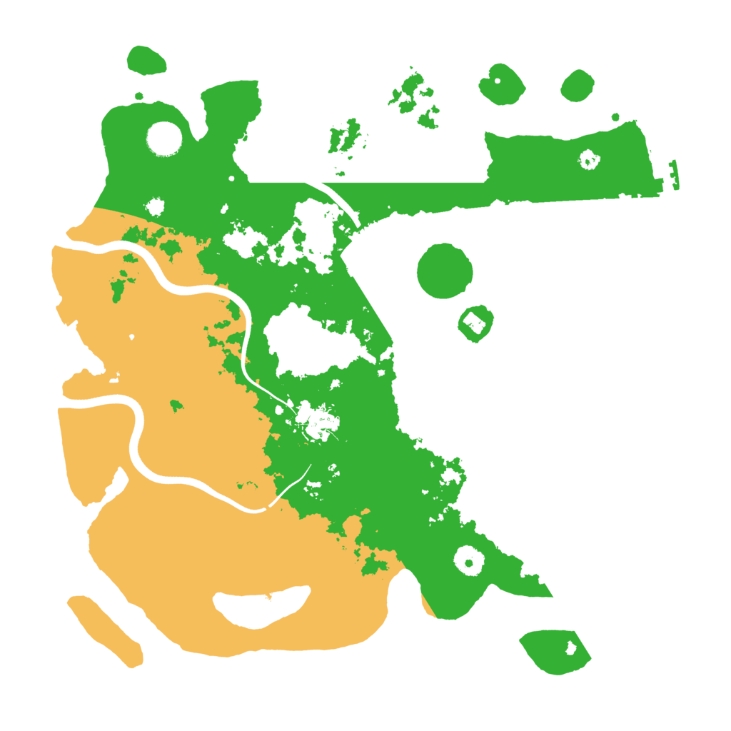 Biome Rust Map: Procedural Map, Size: 3700, Seed: 1325491227