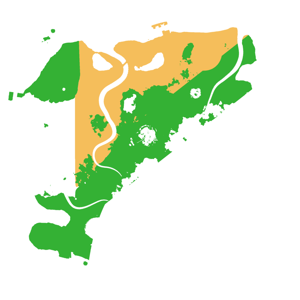 Biome Rust Map: Procedural Map, Size: 2850, Seed: 2053935472