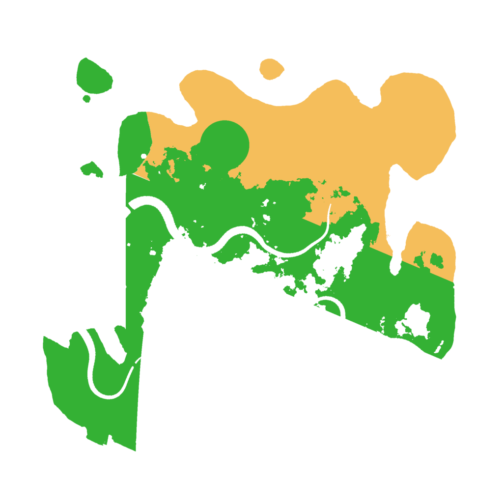 Biome Rust Map: Procedural Map, Size: 2700, Seed: 43264632