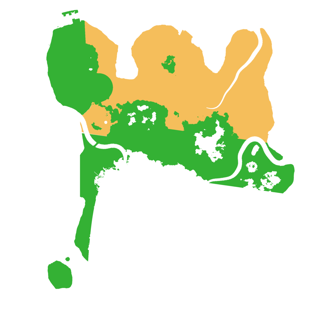 Biome Rust Map: Procedural Map, Size: 3000, Seed: 57149513