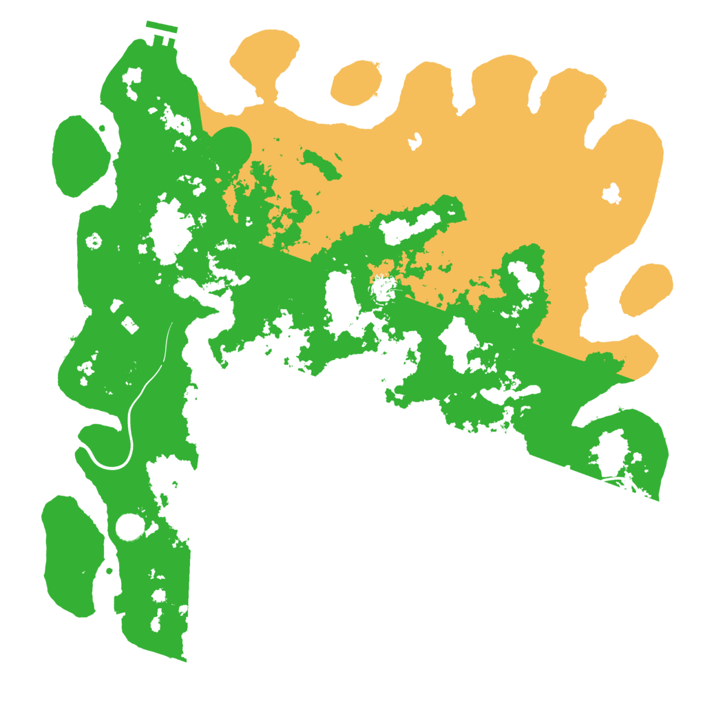 Biome Rust Map: Procedural Map, Size: 4500, Seed: 1996928876