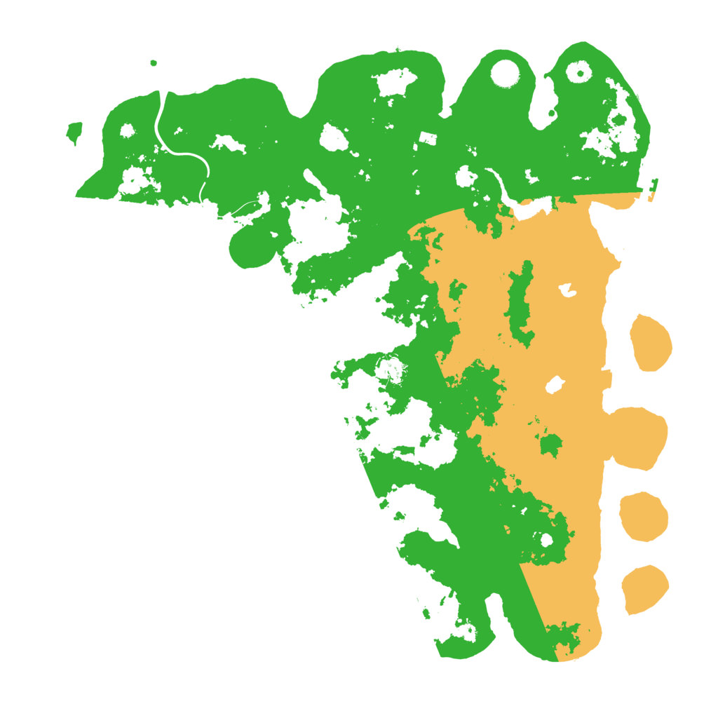 Biome Rust Map: Procedural Map, Size: 4500, Seed: 616946099