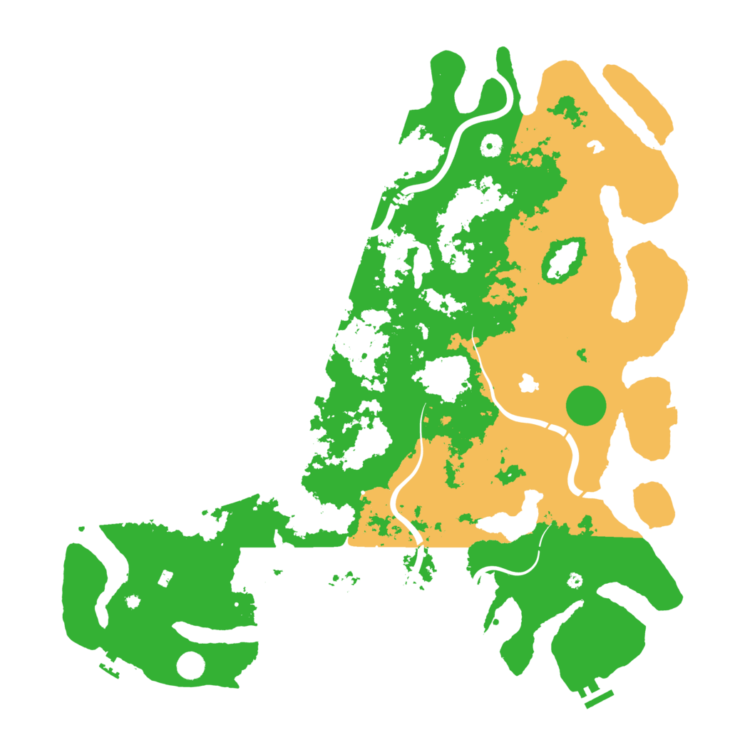 Biome Rust Map: Procedural Map, Size: 4800, Seed: 1206635774