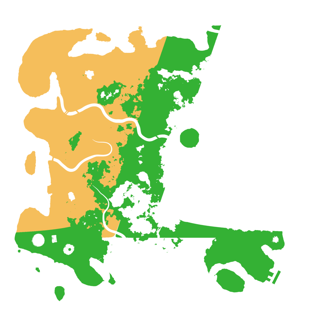 Biome Rust Map: Procedural Map, Size: 4500, Seed: 18559975