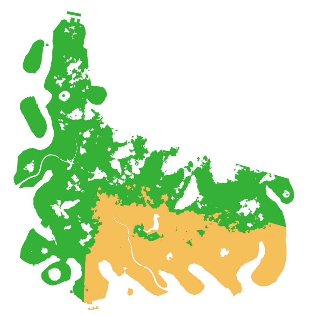 Biome Rust Map: Procedural Map, Size: 4500, Seed: 2107718036