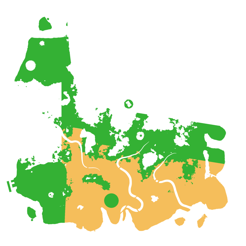 Biome Rust Map: Procedural Map, Size: 4500, Seed: 1793835502