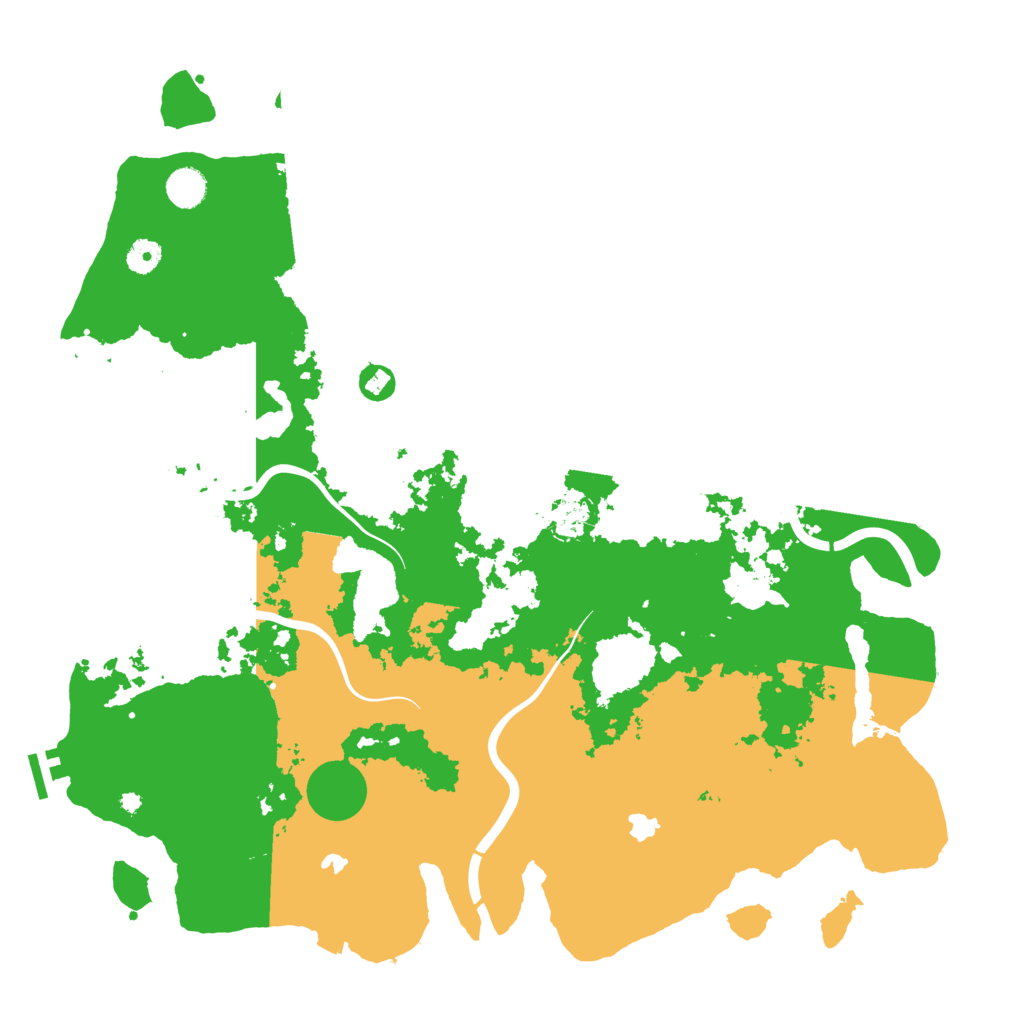 Biome Rust Map: Procedural Map, Size: 4500, Seed: 1793835502