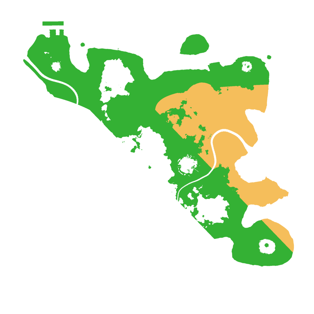 Biome Rust Map: Procedural Map, Size: 3000, Seed: 5081796
