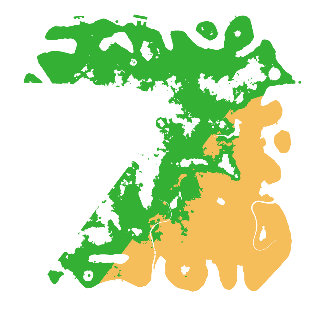 Biome Rust Map: Procedural Map, Size: 4500, Seed: 35050328