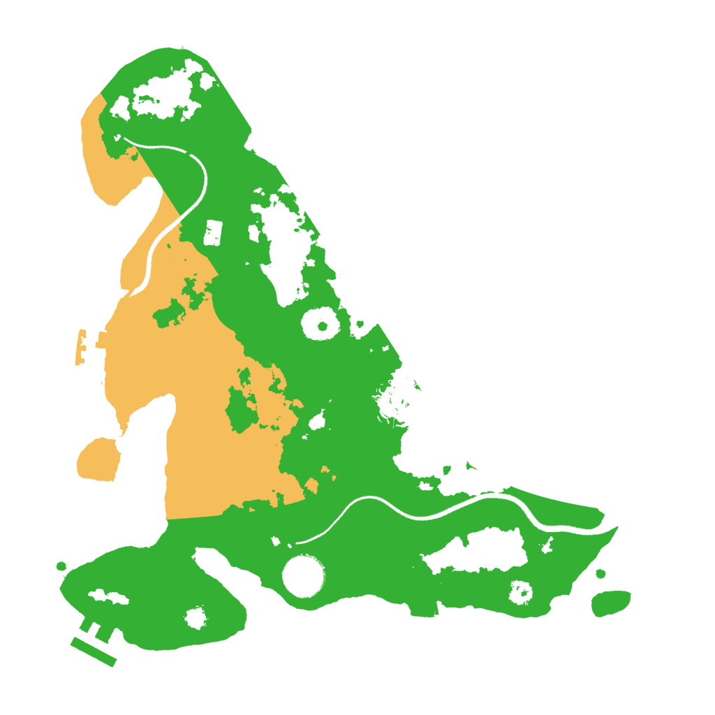 Biome Rust Map: Procedural Map, Size: 3000, Seed: 748329413
