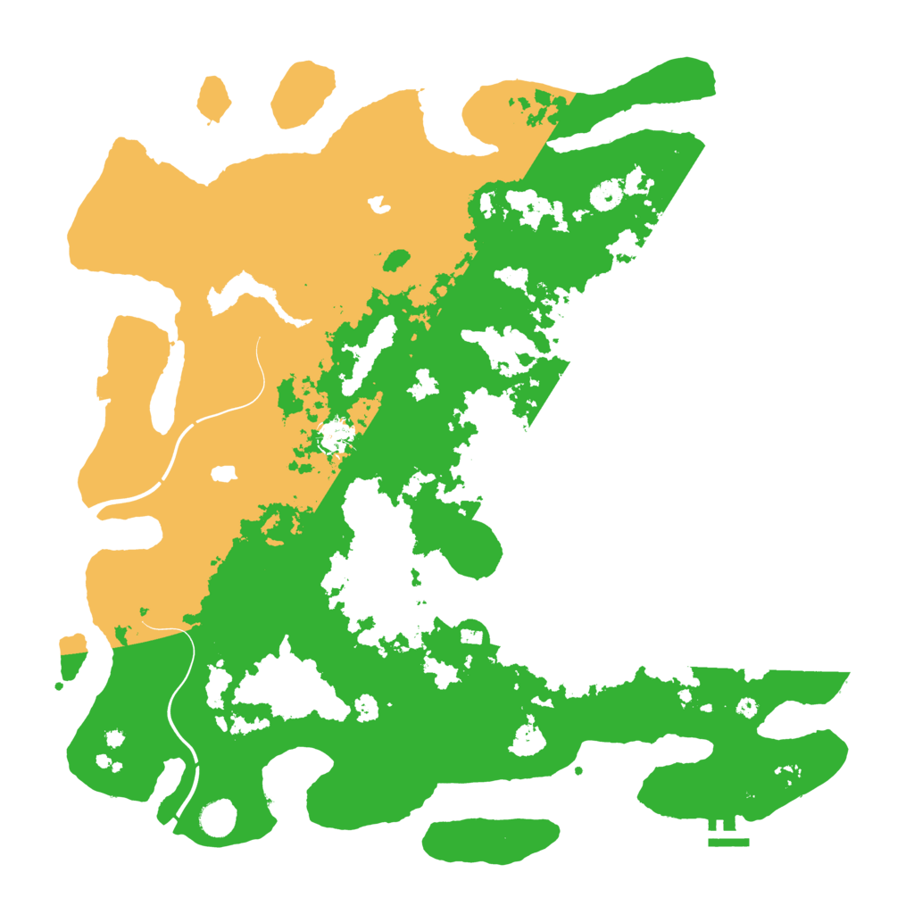Biome Rust Map: Procedural Map, Size: 4500, Seed: 55432416