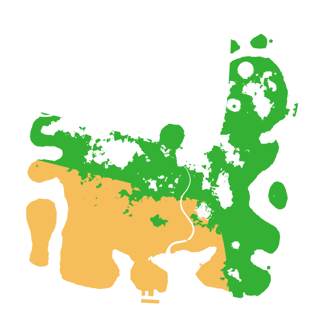 Biome Rust Map: Procedural Map, Size: 3500, Seed: 875583713