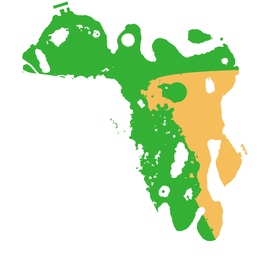 Biome Rust Map: Procedural Map, Size: 3500, Seed: 282786