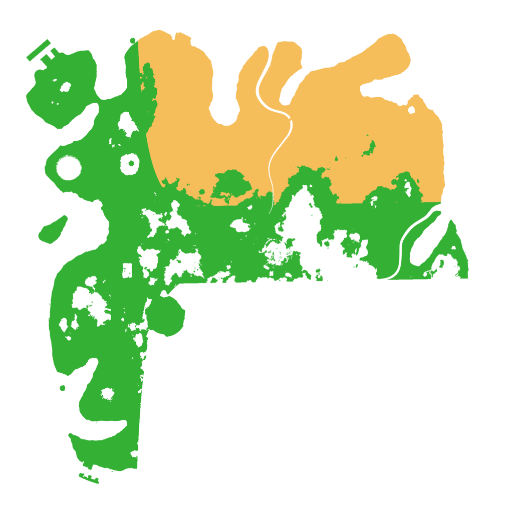 Biome Rust Map: Procedural Map, Size: 3700, Seed: 933975