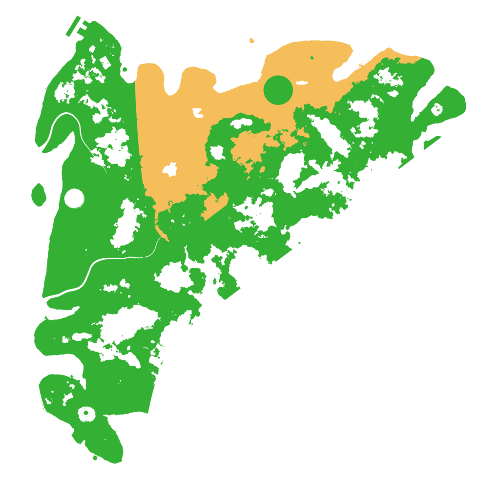 Biome Rust Map: Procedural Map, Size: 4500, Seed: 224337141