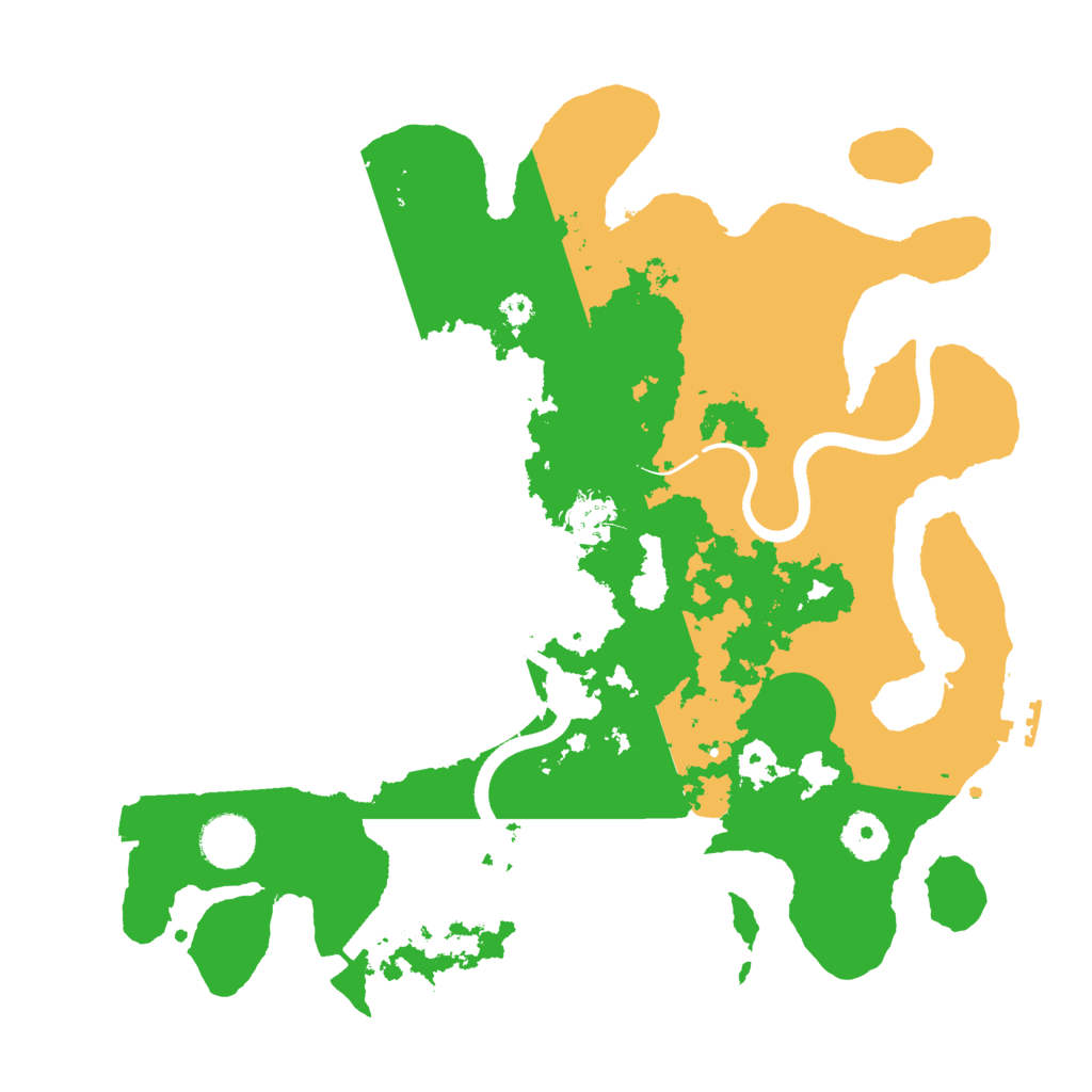 Biome Rust Map: Procedural Map, Size: 3500, Seed: 4040