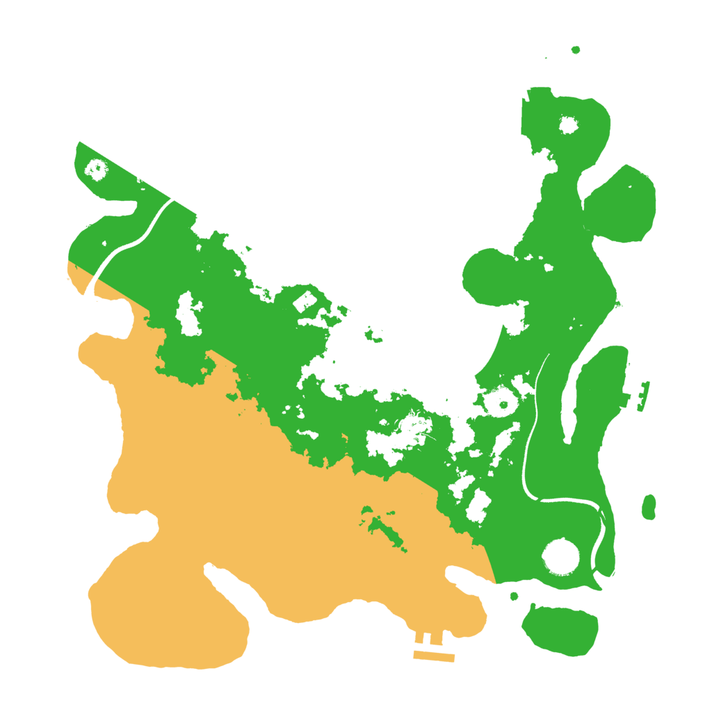 Biome Rust Map: Procedural Map, Size: 3500, Seed: 1346429165
