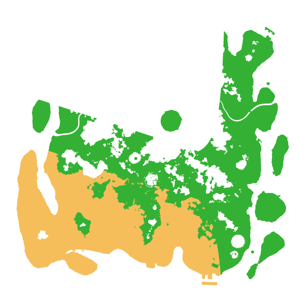 Biome Rust Map: Procedural Map, Size: 4000, Seed: 1107552445