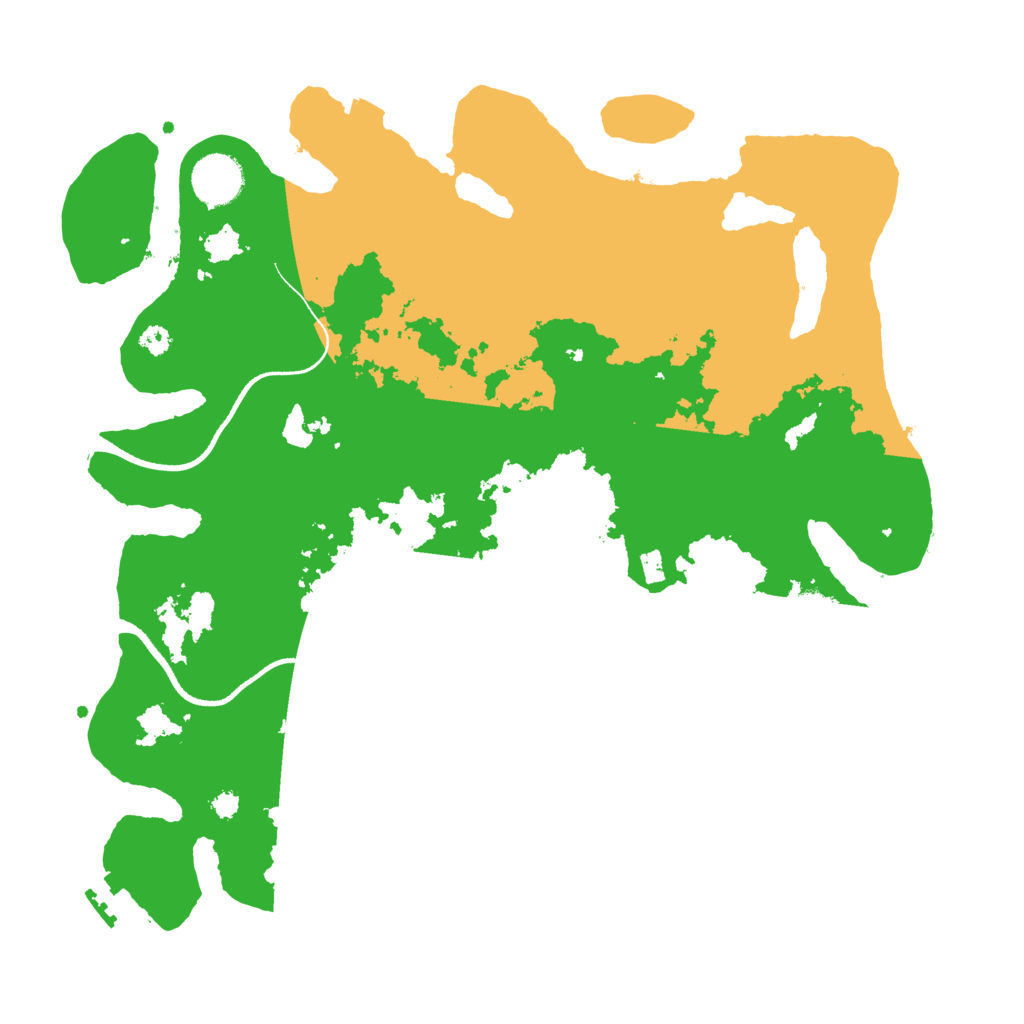 Biome Rust Map: Procedural Map, Size: 3500, Seed: 324231