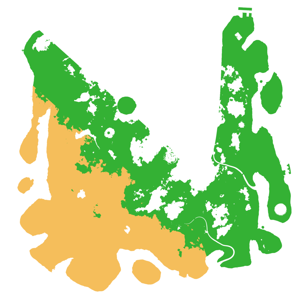 Biome Rust Map: Procedural Map, Size: 4500, Seed: 1017027426