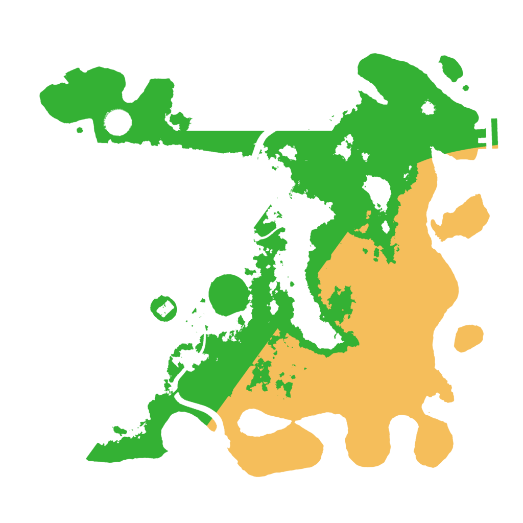 Biome Rust Map: Procedural Map, Size: 3500, Seed: 810149770