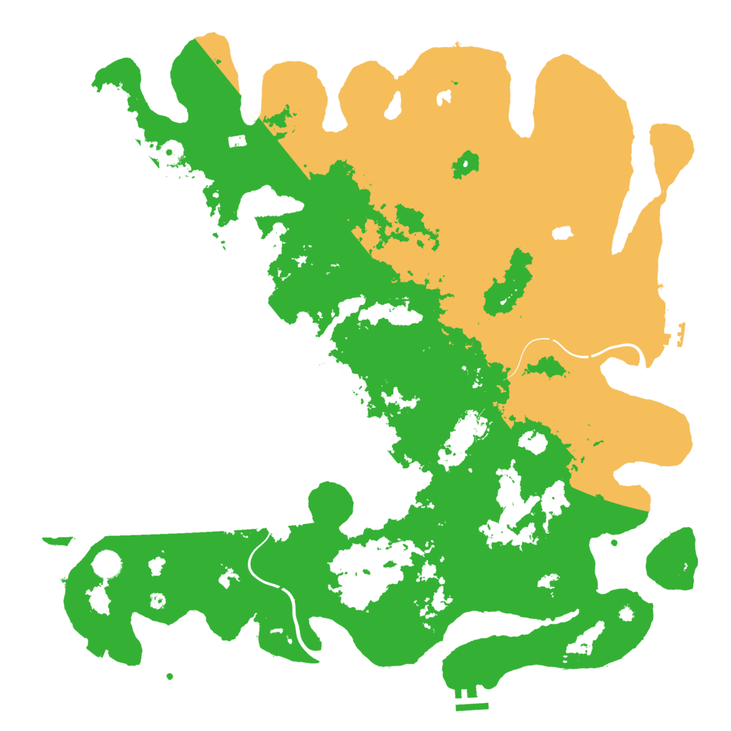 Biome Rust Map: Procedural Map, Size: 4500, Seed: 2099617230