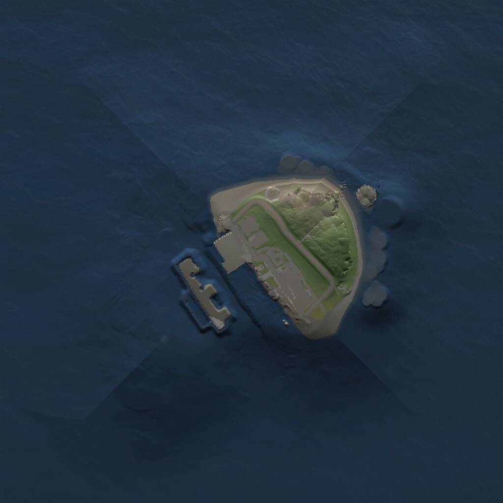 Rust Map: Procedural Map, Size: 1000, Seed: 196115267, 2 Monuments