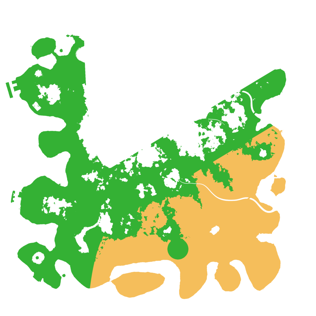 Biome Rust Map: Procedural Map, Size: 4000, Seed: 343018466