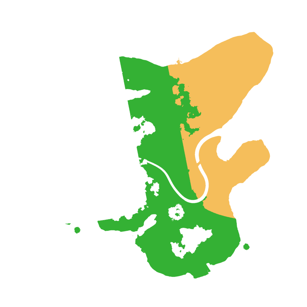 Biome Rust Map: Procedural Map, Size: 2000, Seed: 482464401
