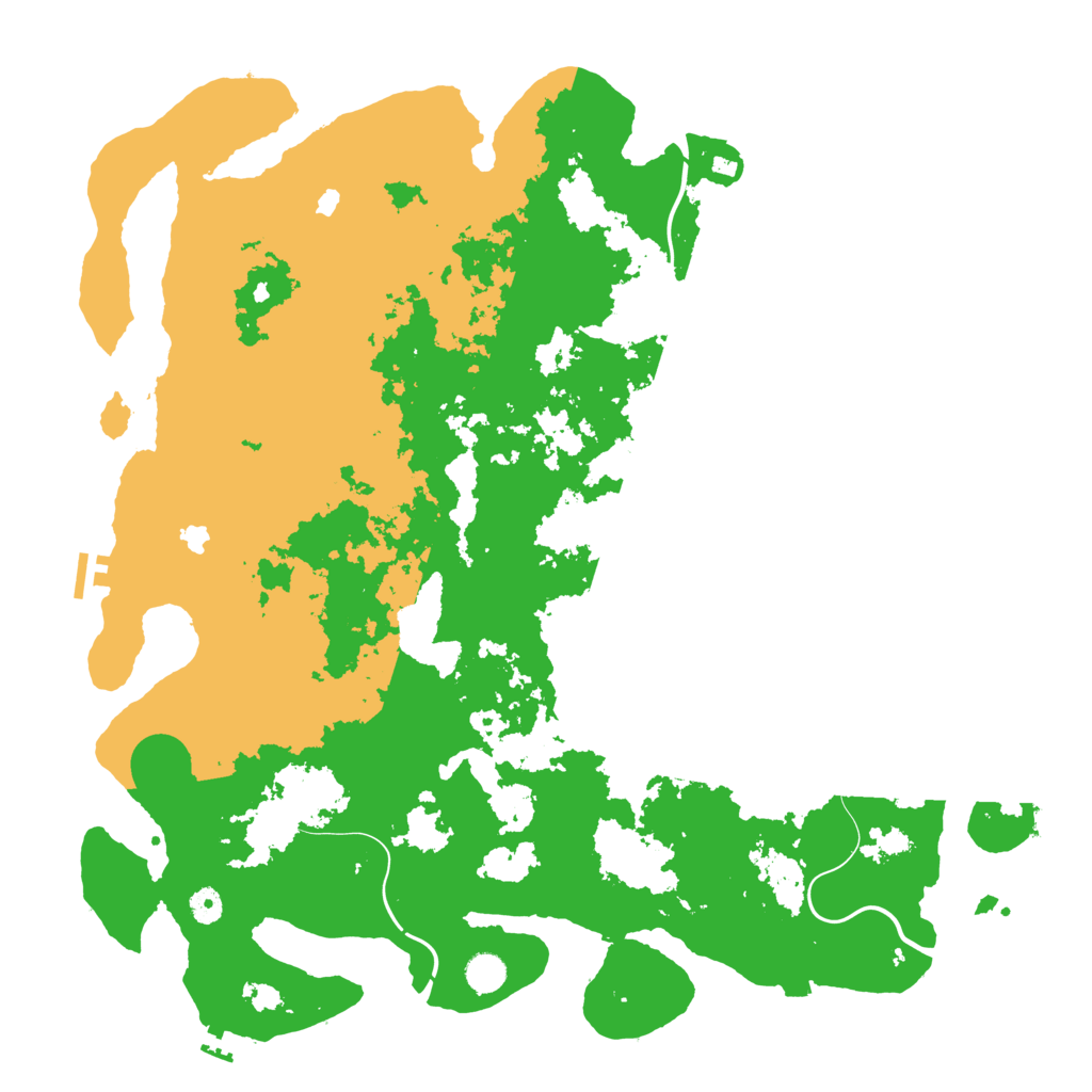 Biome Rust Map: Procedural Map, Size: 4800, Seed: 1007744755