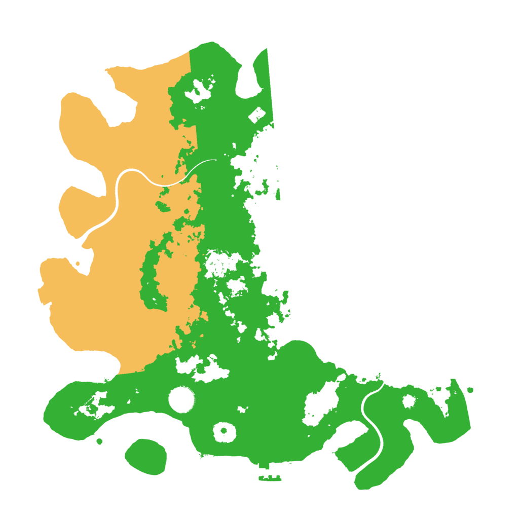 Biome Rust Map: Procedural Map, Size: 3500, Seed: 3797090