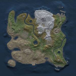 Thumbnail Rust Map: Procedural Map, Size: 2700, Seed: 653622462, 11 Monuments