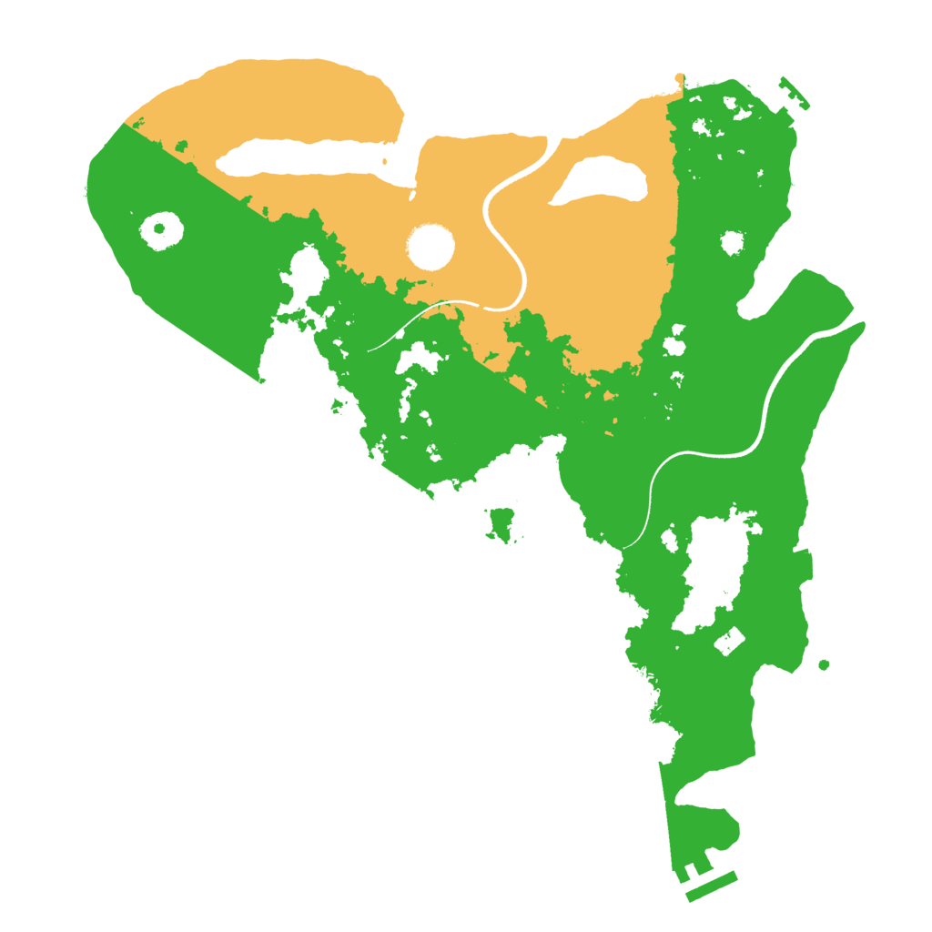 Biome Rust Map: Procedural Map, Size: 3500, Seed: 1218856840