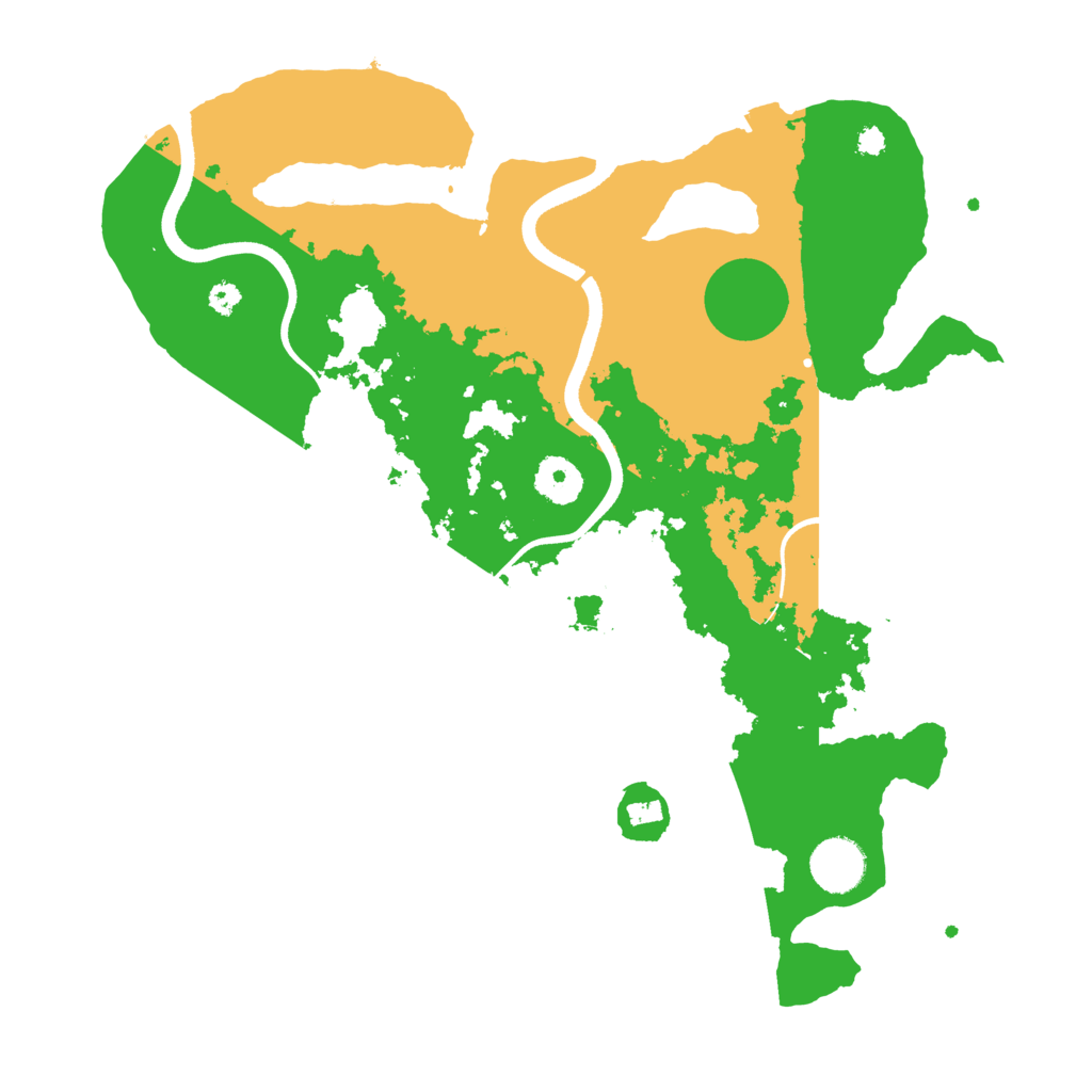 Biome Rust Map: Procedural Map, Size: 3500, Seed: 1218856840