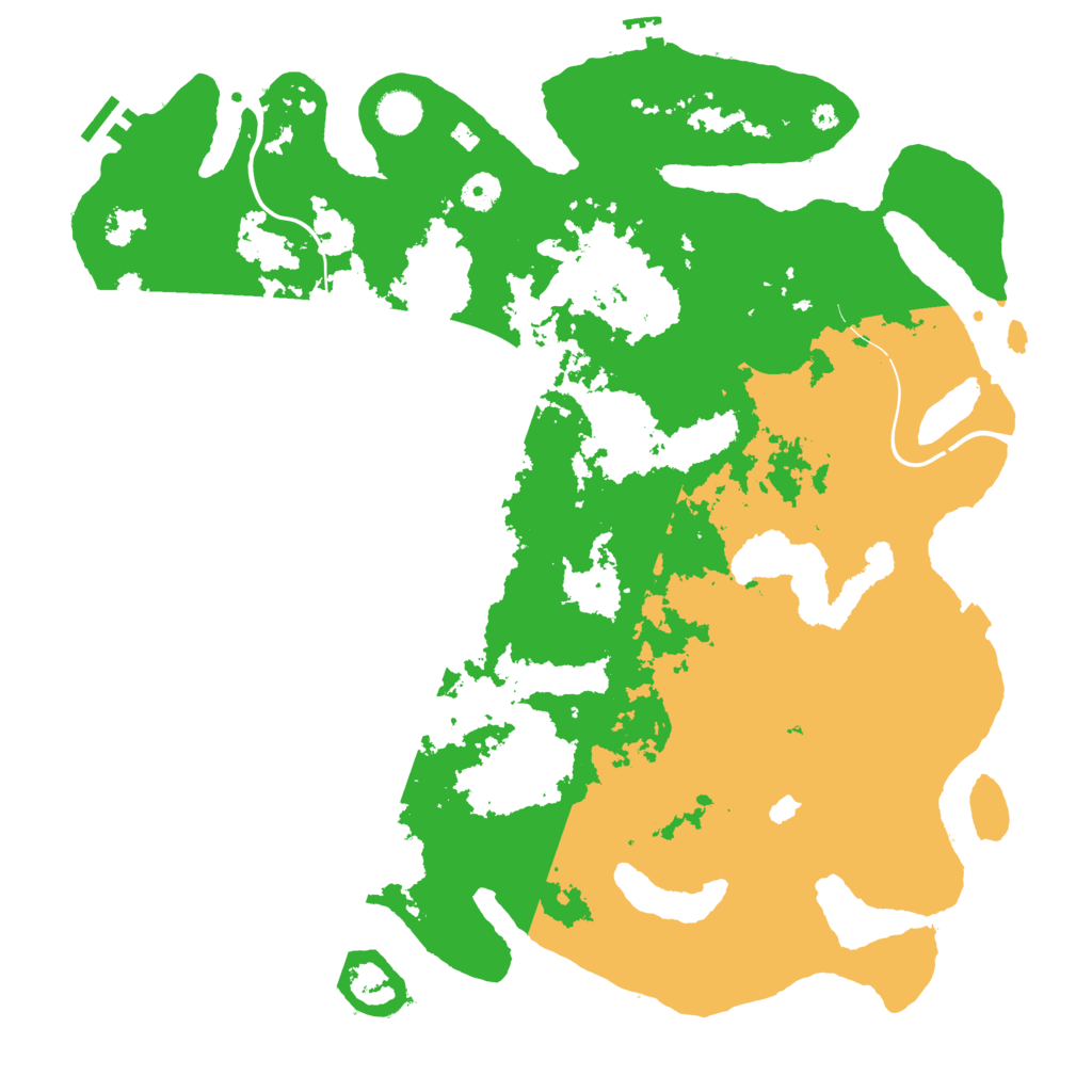 Biome Rust Map: Procedural Map, Size: 4300, Seed: 1194947436