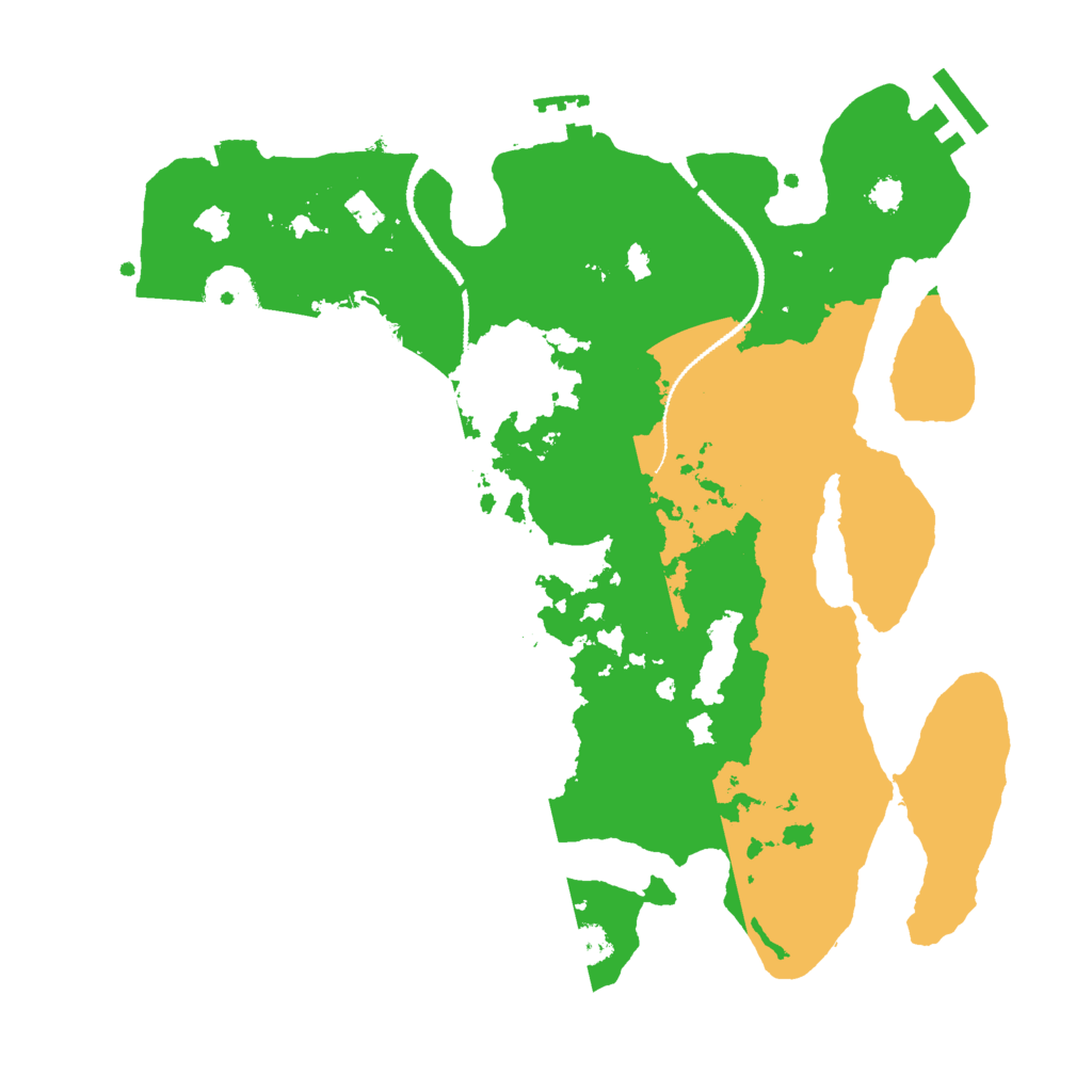 Biome Rust Map: Procedural Map, Size: 3000, Seed: 797994506