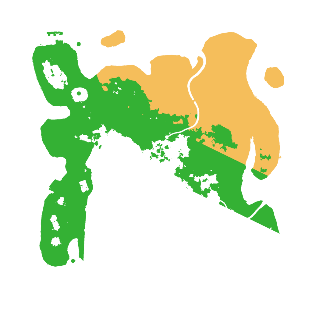 Biome Rust Map: Procedural Map, Size: 3000, Seed: 116982