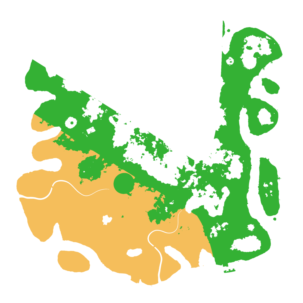 Biome Rust Map: Procedural Map, Size: 4000, Seed: 98765134