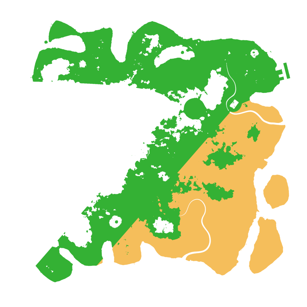 Biome Rust Map: Procedural Map, Size: 3850, Seed: 2399