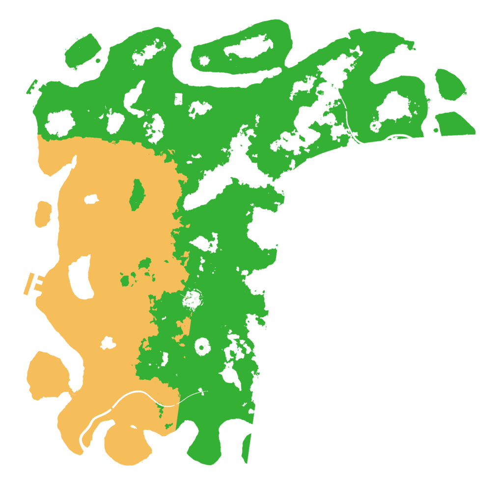 Biome Rust Map: Procedural Map, Size: 4500, Seed: 1294142042