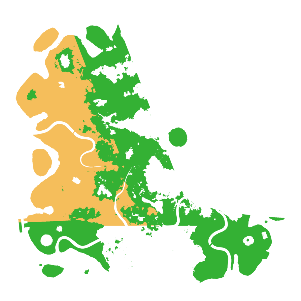 Biome Rust Map: Procedural Map, Size: 4500, Seed: 713590097
